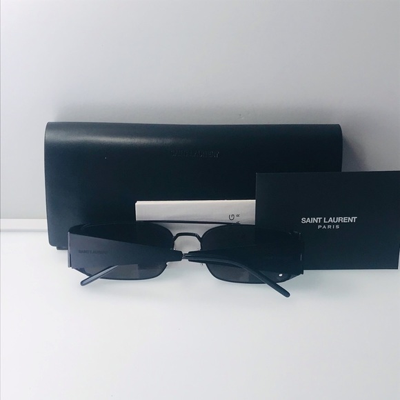 New - Saint Laurent Women's Sl366lenny  Black Sunglasses - Picture 11 of 16